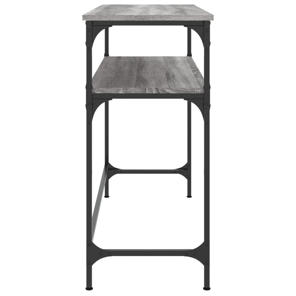 vidaXL Τραπέζι Κονσόλα Γκρι Sonoma 100x35,5x75 εκ. Επεξεργασμένο Ξύλο