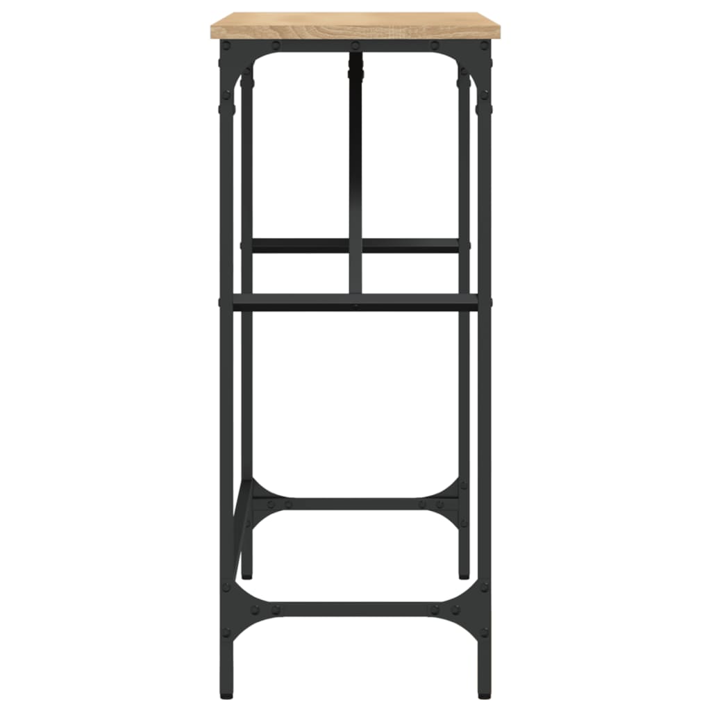 vidaXL Τραπέζι Κονσόλα Sonoma Δρυς 100x32x75 εκ. Επεξεργασμένο Ξύλο