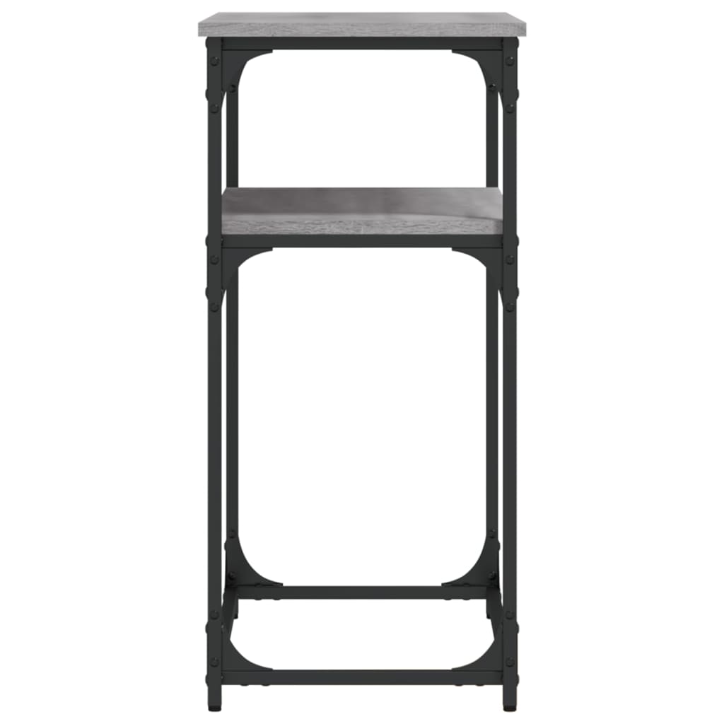 vidaXL Τραπέζι Κονσόλα Γκρι Sonoma 75x35,5x75 εκ. Επεξεργασμένο Ξύλο