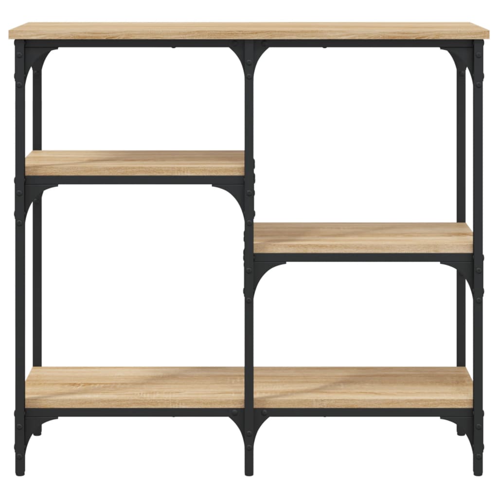 vidaXL Κονσόλα Τραπεζιού Sonoma Δρυς 80 x 29 x 75 εκ. από Τεχνητό Ξύλο