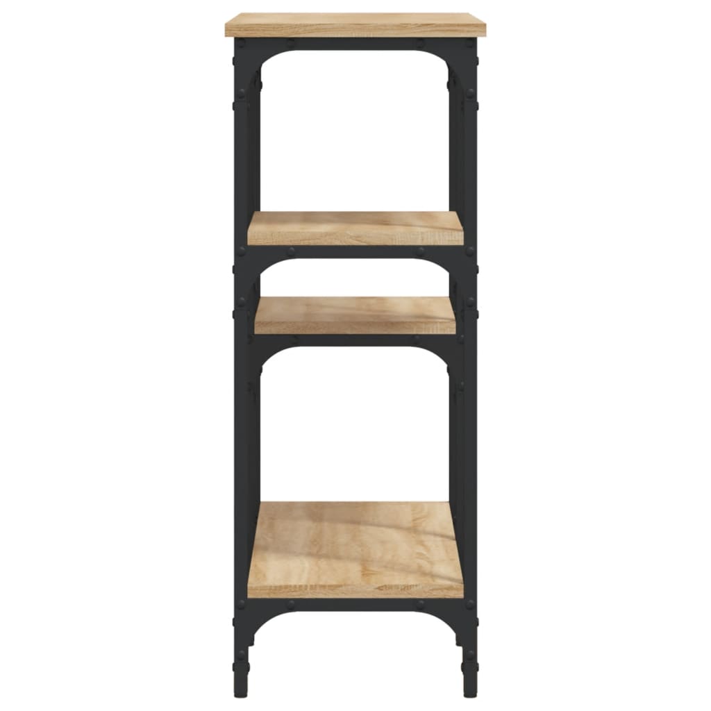 vidaXL Κονσόλα Τραπεζιού Sonoma Δρυς 80 x 29 x 75 εκ. από Τεχνητό Ξύλο