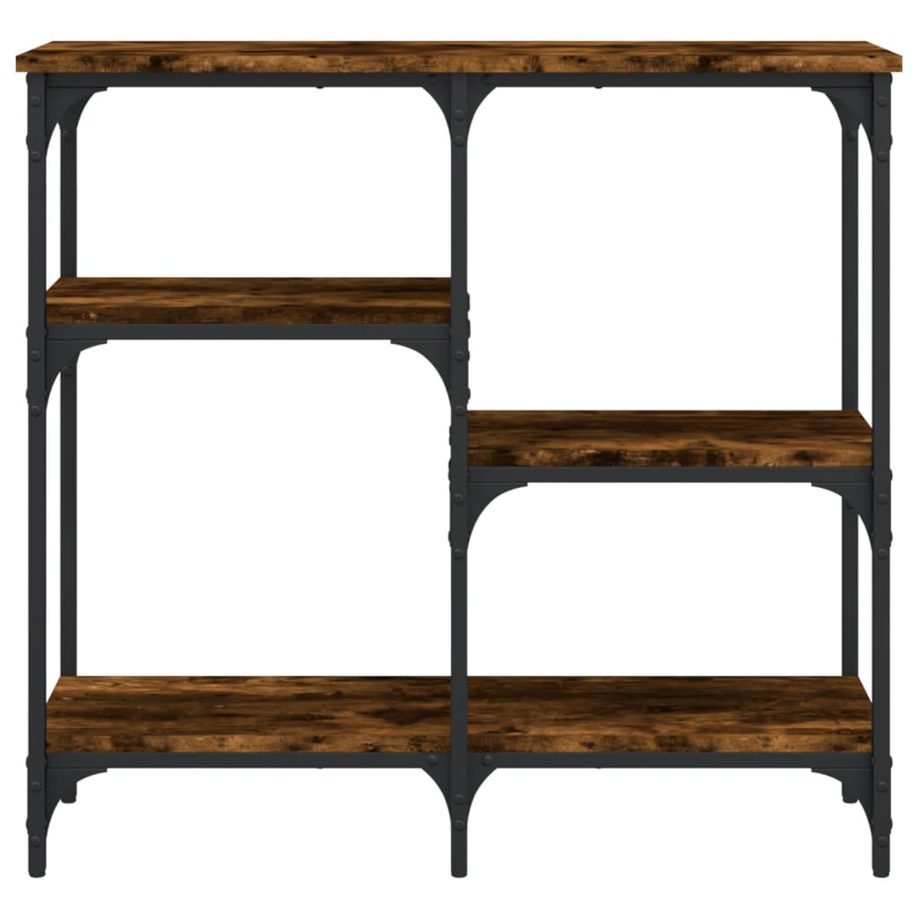 vidaXL Τραπέζι Κονσόλα Καπνιστή Δρυς 80x29x75 εκ. Επεξεργ. Ξύλο