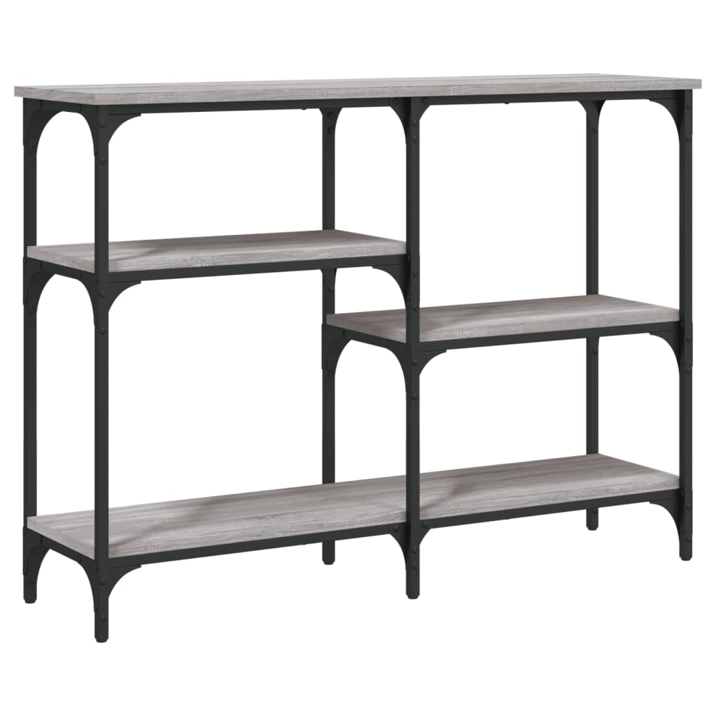 vidaXL Τραπέζι Κονσόλα Γκρι Sonoma 102x29x75 εκ. Επεξεργασμένο Ξύλο