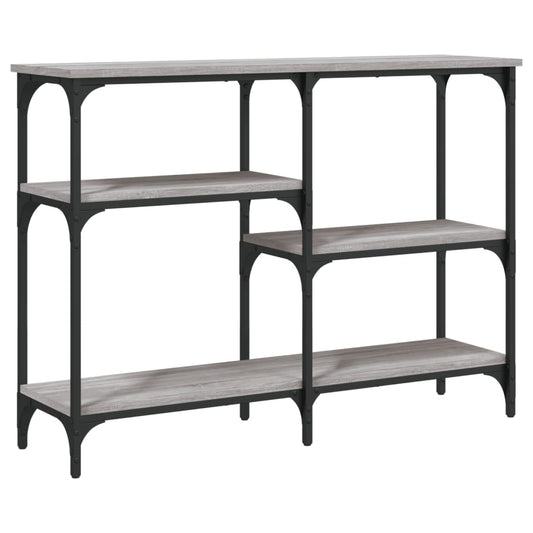 vidaXL Τραπέζι Κονσόλα Γκρι Sonoma 102x29x75 εκ. Επεξεργασμένο Ξύλο