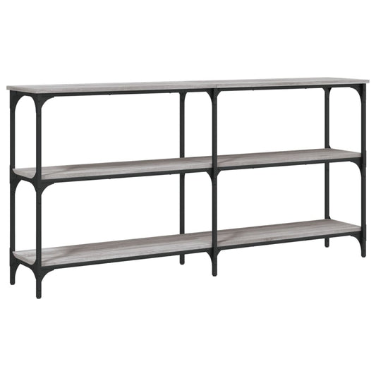 vidaXL Τραπέζι Κονσόλα Γκρι Sonoma 150x29x75 εκ. Επεξεργασμένο Ξύλο