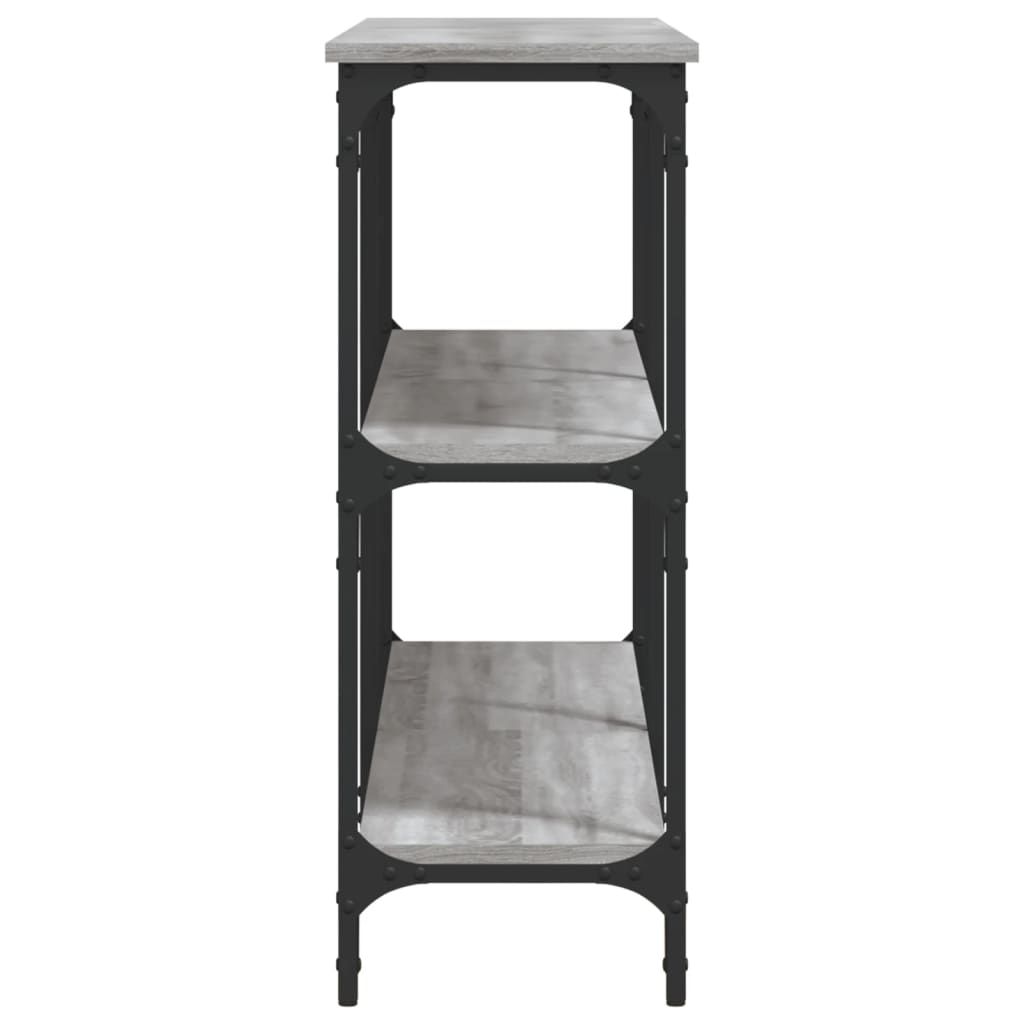 vidaXL Τραπέζι Κονσόλα Γκρι Sonoma 150x29x75 εκ. Επεξεργασμένο Ξύλο