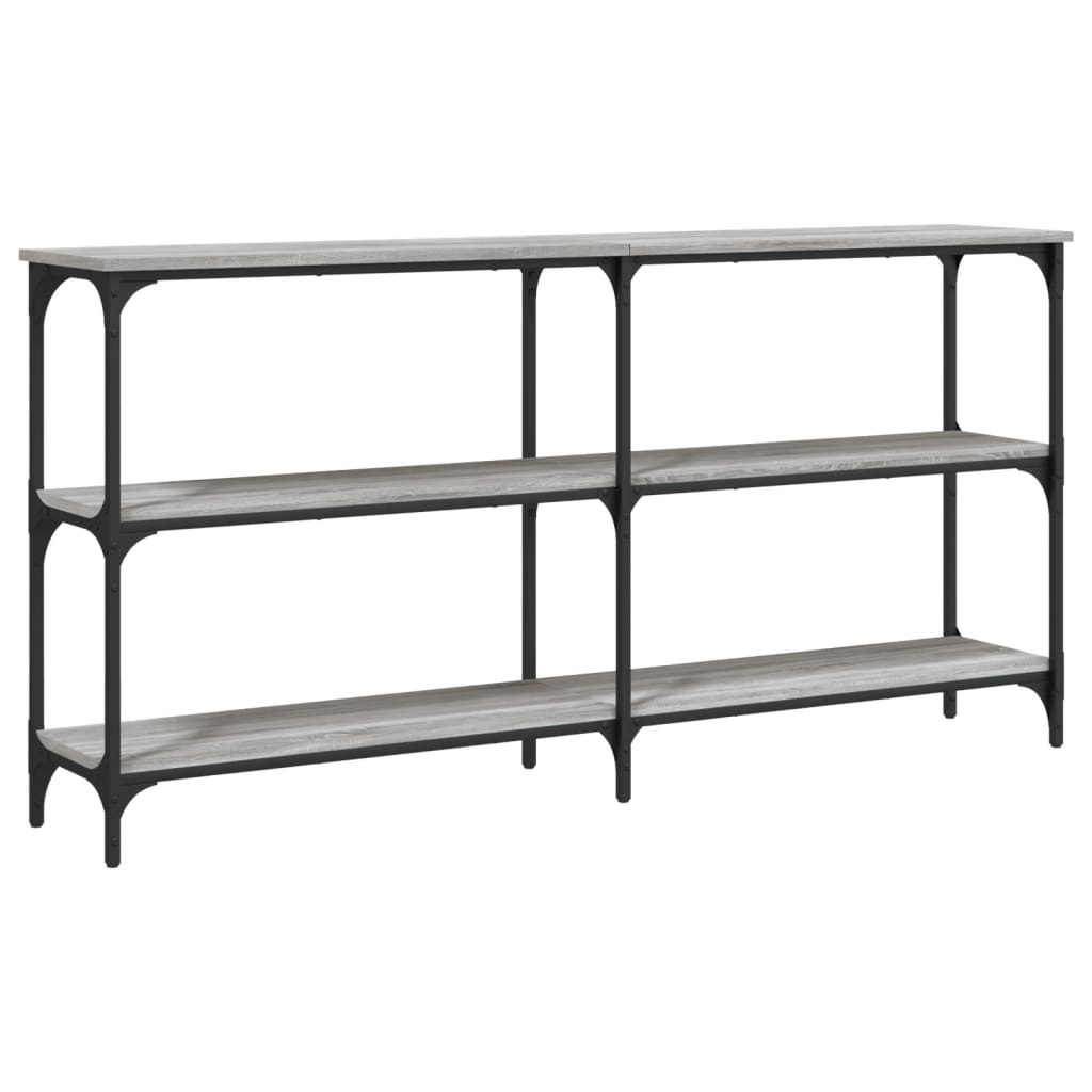 vidaXL Τραπέζι Κονσόλα Γκρι Sonoma 150x29x75 εκ. Επεξεργασμένο Ξύλο