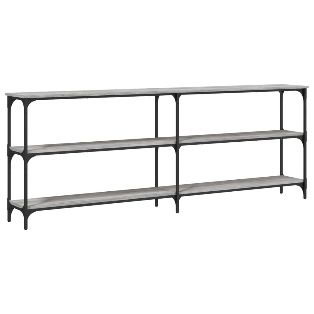 vidaXL Τραπέζι Κονσόλα Γκρι Sonoma 200x29x75 εκ. Επεξεργασμένο Ξύλο