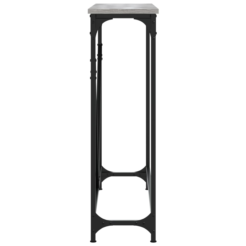 vidaXL Τραπέζι Κονσόλα Γκρι Sonoma 102 x 22,5 x 75 εκ. Επεξεργ. Ξύλο
