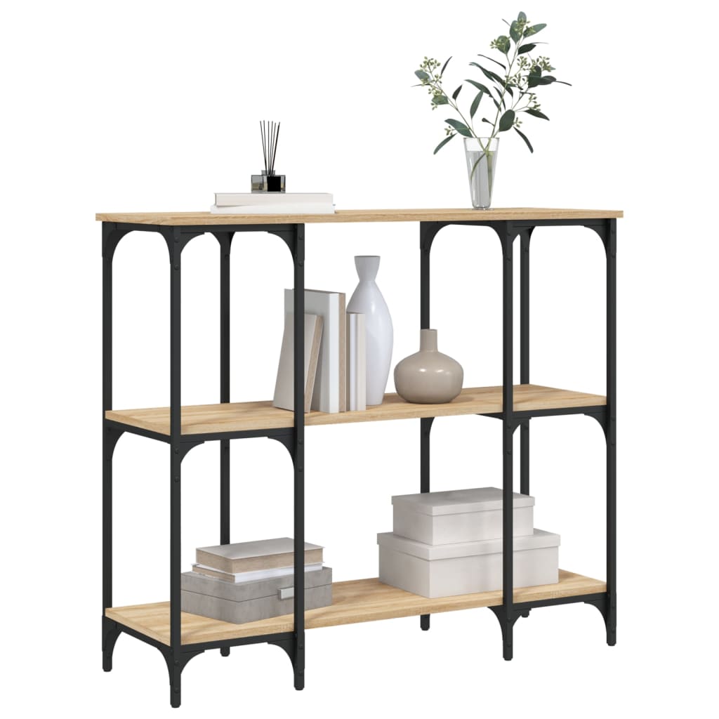 vidaXL Τραπέζι Κονσόλα Sonoma Δρυς 102x35x90 εκ. Επεξεργασμένο Ξύλο