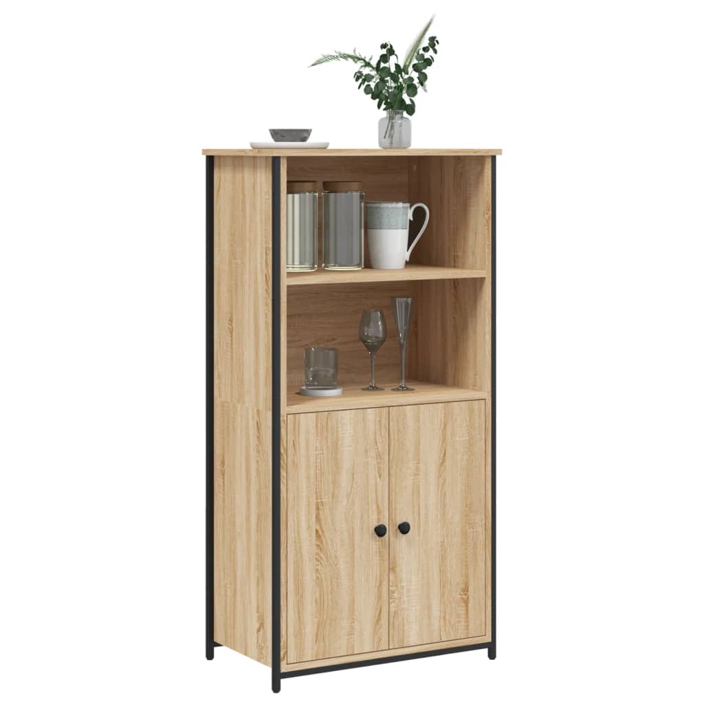 vidaXL Ντουλάπι Sonoma Δρυς 62x36x121,5 εκ. από Επεξεργασμένο Ξύλο
