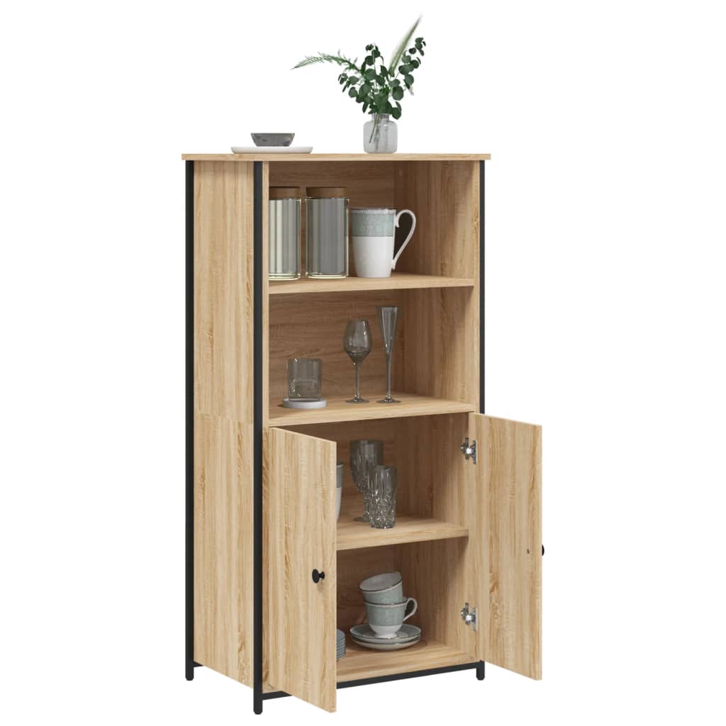 vidaXL Ντουλάπι Sonoma Δρυς 62x36x121,5 εκ. από Επεξεργασμένο Ξύλο
