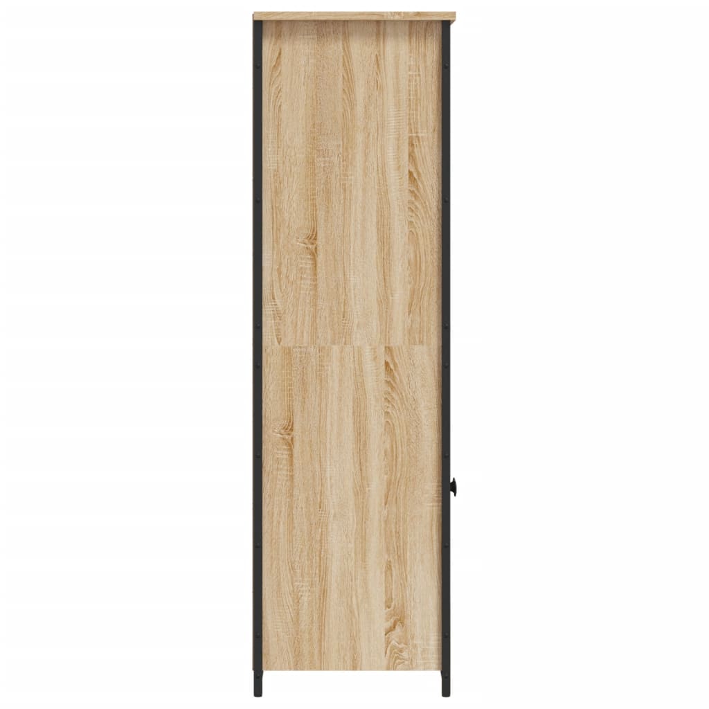 vidaXL Ντουλάπι Sonoma Δρυς 62x36x121,5 εκ. από Επεξεργασμένο Ξύλο