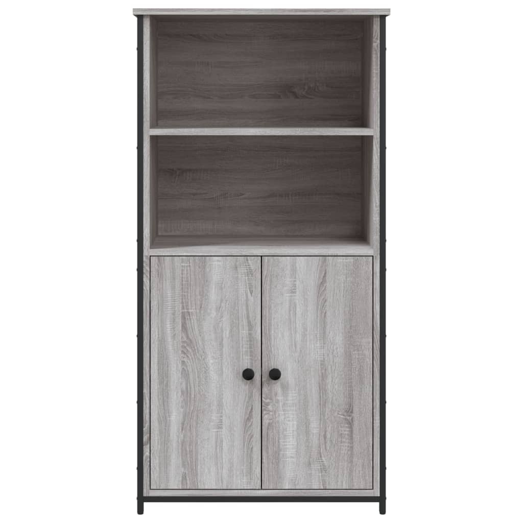 vidaXL Ντουλάπι Γκρι Sonoma 62x36x121,5 εκ. από Επεξεργασμένο Ξύλο