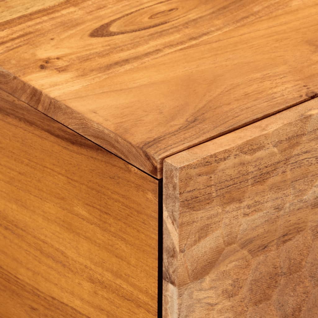 vidaXL Τραπεζάκι Σαλονιού 80 x 50 x 40 εκ. από Μασίφ Ξύλο Ακακίας