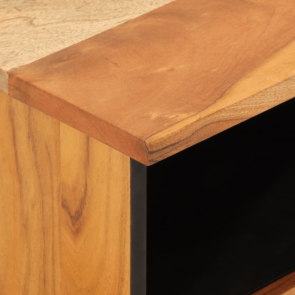 vidaXL Κομοδίνα 2 τεμ. 40 x 33 x 46 εκ. από Μασίφ Ξύλο Ακακίας