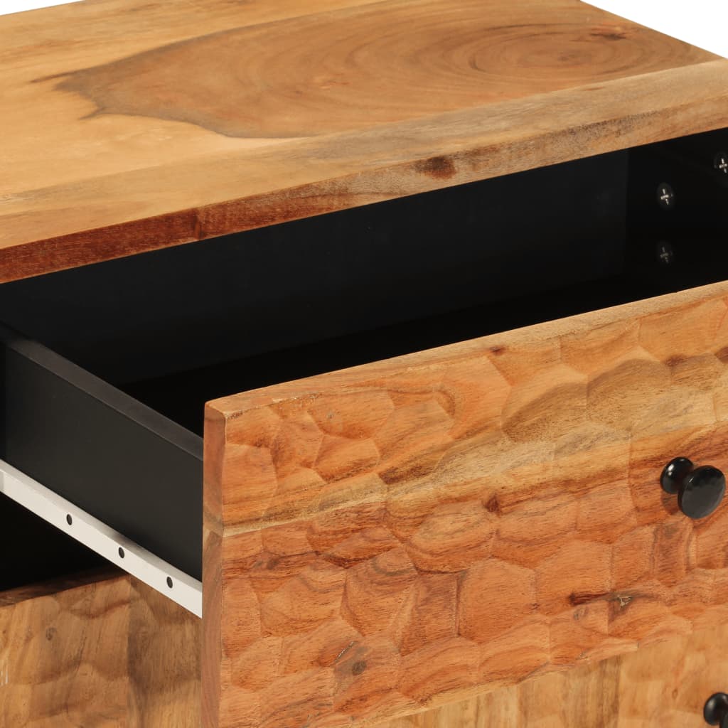 vidaXL Κομοδίνο 50 x 33 x 60 εκ. από Μασίφ Ξύλο Ακακίας