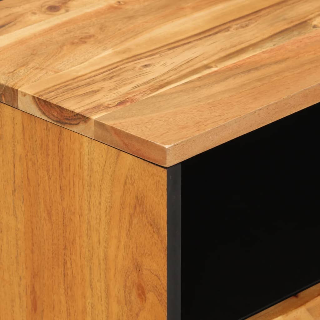 vidaXL Κομοδίνο 50 x 33 x 60 εκ. από Μασίφ Ξύλο Ακακίας