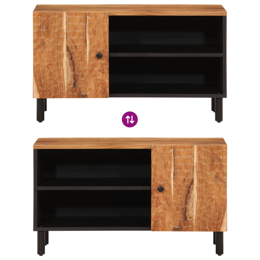 vidaXL Έπιπλο Τηλεόρασης 80 x 33 x 46 εκ. από Μασίφ Ξύλο Ακακίας