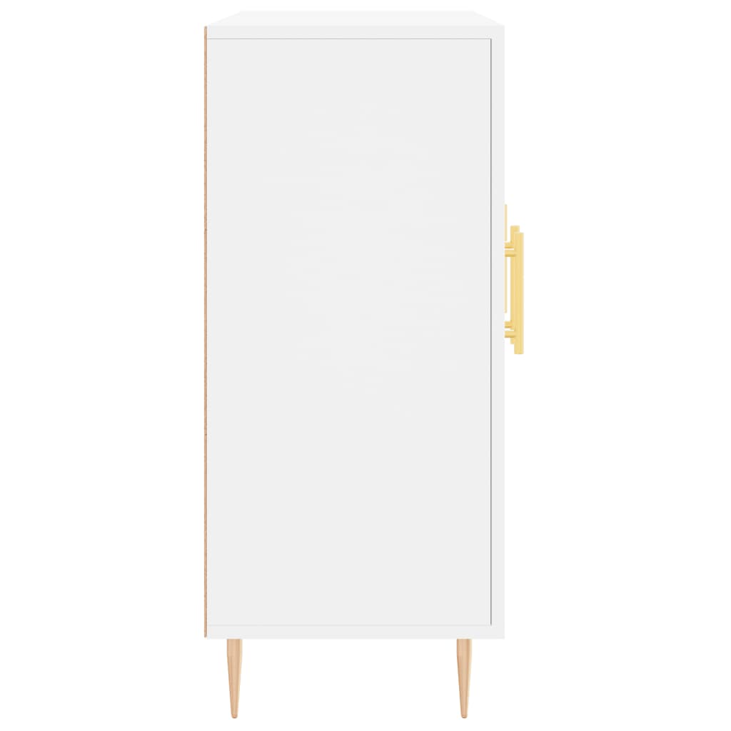 vidaXL Μπουφές Λευκός 90 x 34 x 80 εκ. από Επεξεργασμένο Ξύλο