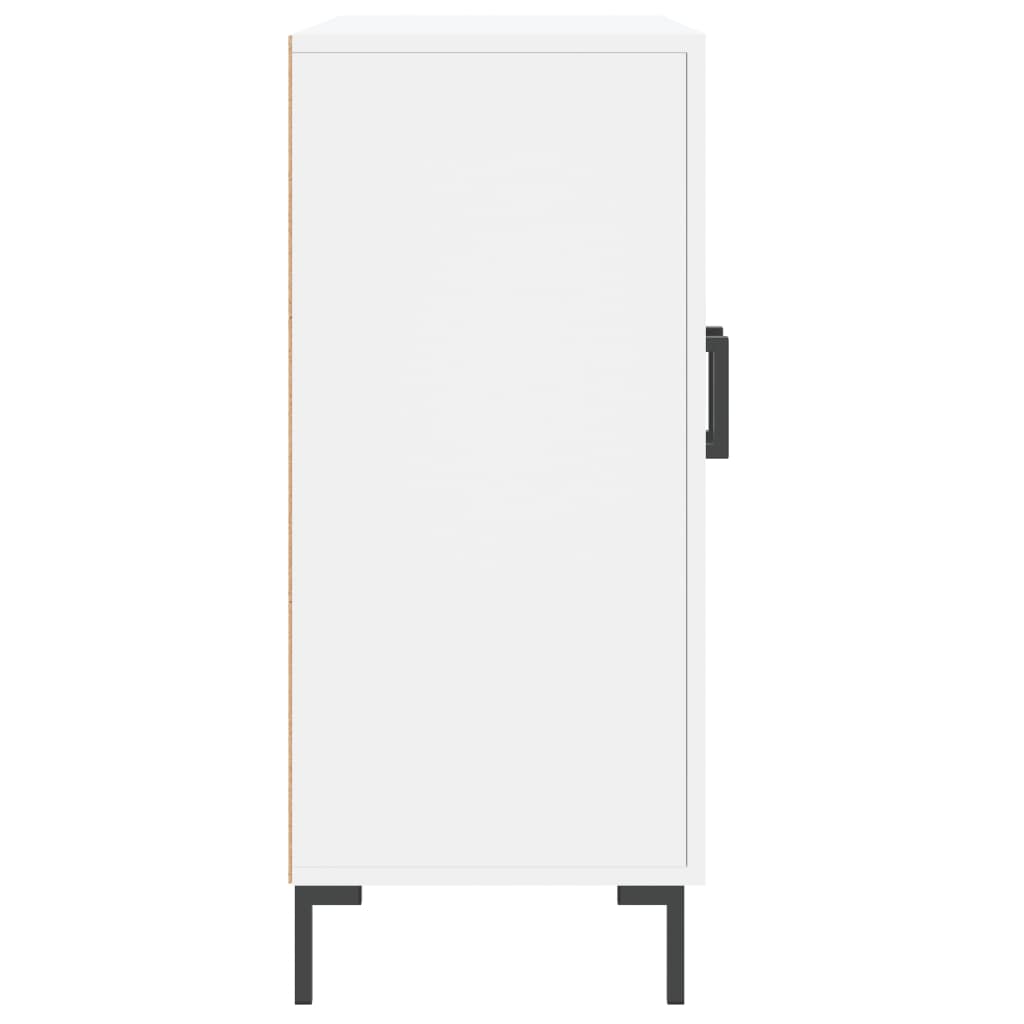 vidaXL Μπουφές Λευκός 90 x 34 x 80 εκ. από Επεξεργασμένο Ξύλο