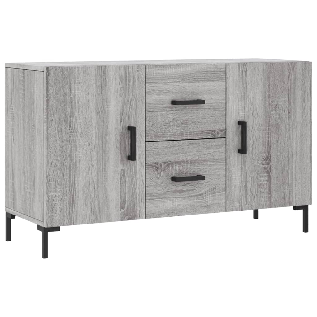 vidaXL Μπουφές Γκρι Sonoma 100 x 36 x 60 εκ. από Επεξεργασμένο Ξύλο