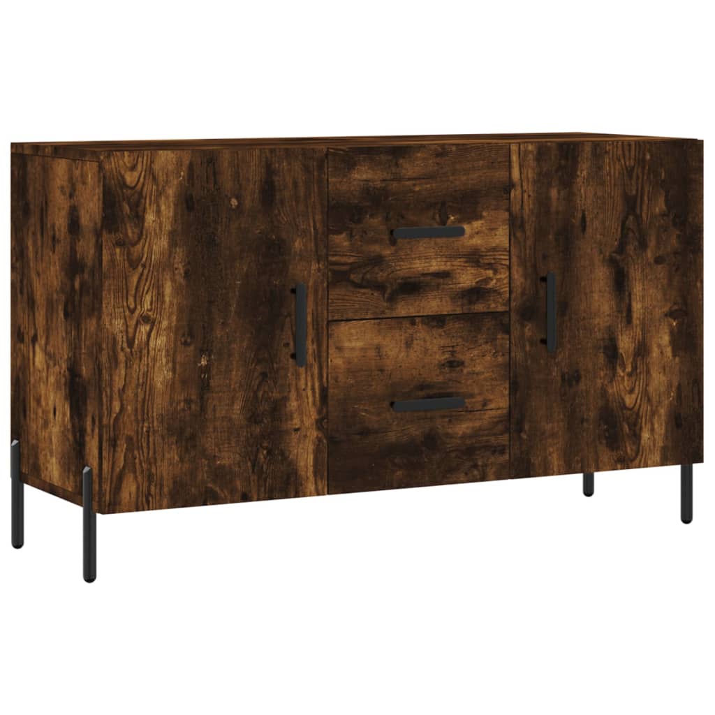 vidaXL Μπουφές Καπνιστή Δρυς 100 x 36 x 60 εκ. Επεξεργασμένο Ξύλο