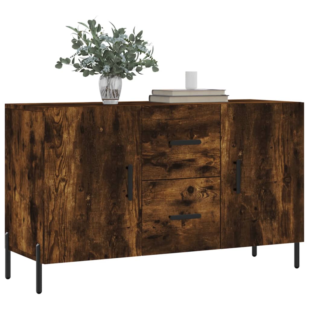 vidaXL Μπουφές Καπνιστή Δρυς 100 x 36 x 60 εκ. Επεξεργασμένο Ξύλο