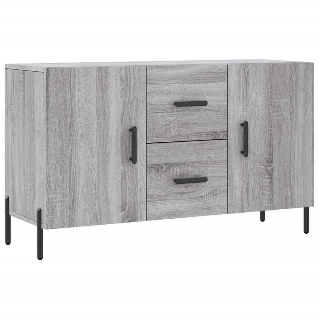 vidaXL Μπουφές Γκρι Sonoma 100 x 36 x 60 εκ. από Επεξεργασμένο Ξύλο