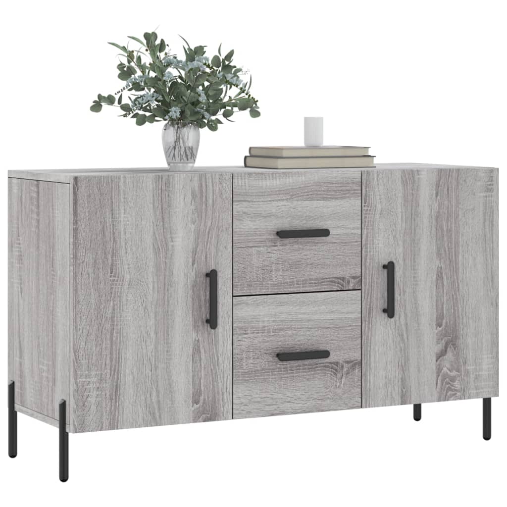 vidaXL Μπουφές Γκρι Sonoma 100 x 36 x 60 εκ. από Επεξεργασμένο Ξύλο
