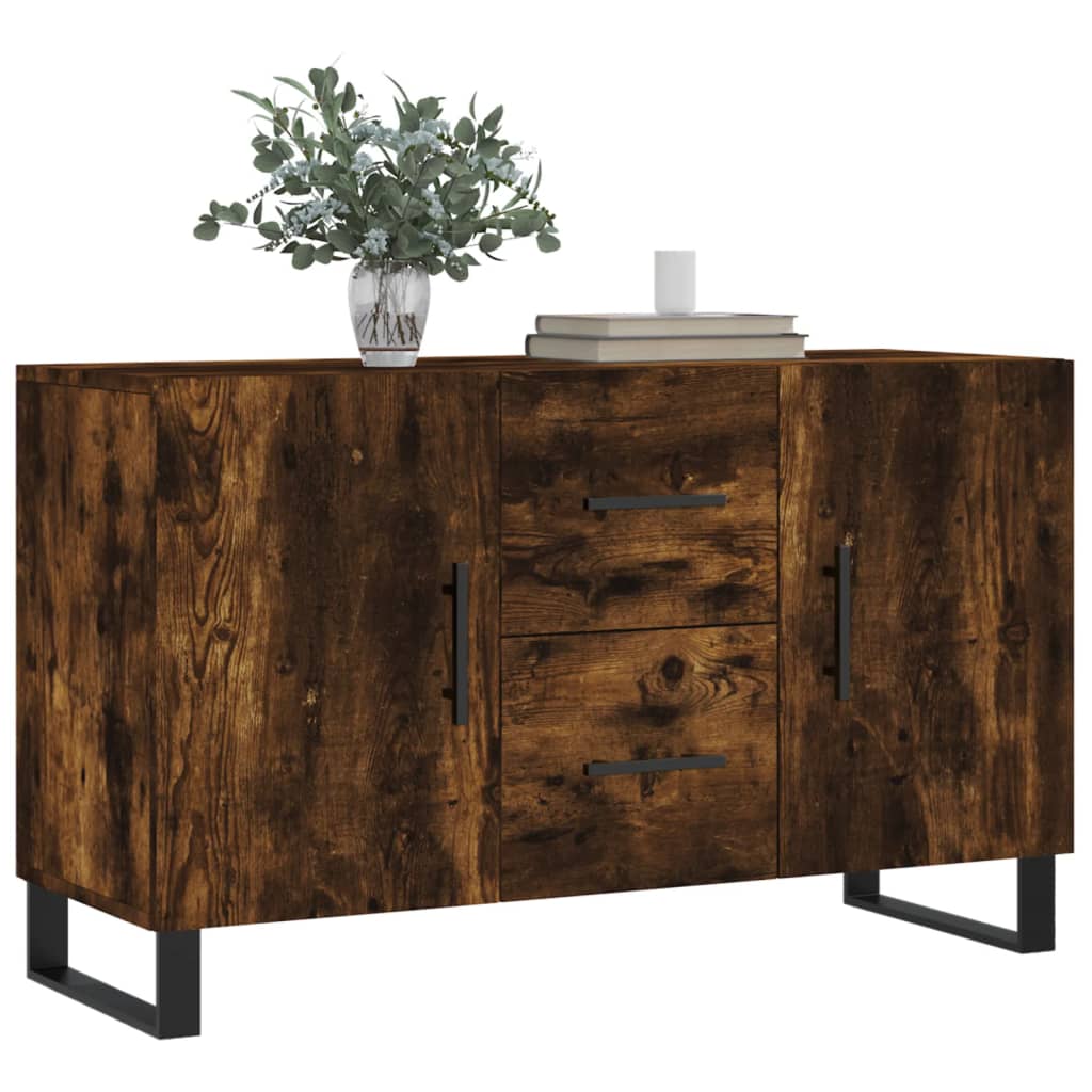 vidaXL Μπουφές Καπνιστή Δρυς 100 x 36 x 60 εκ. Επεξεργασμένο Ξύλο