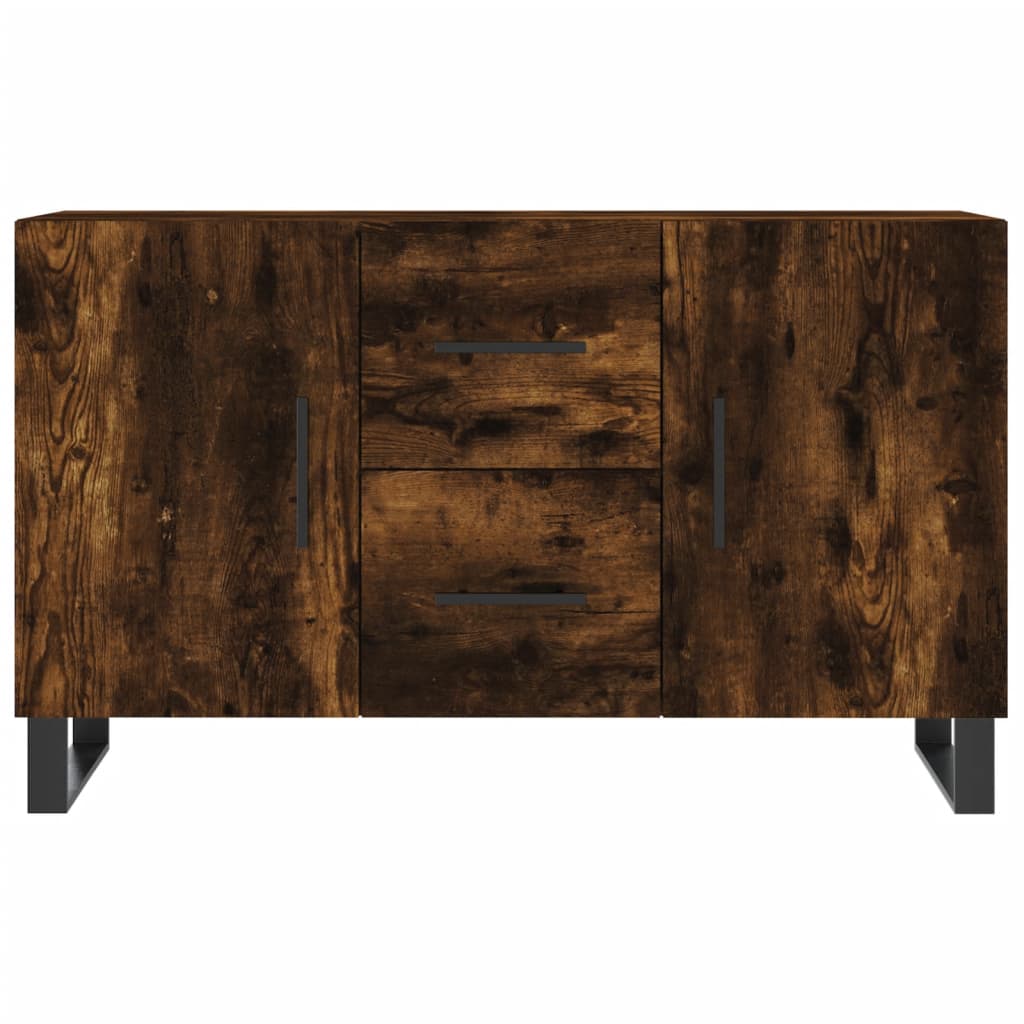 vidaXL Μπουφές Καπνιστή Δρυς 100 x 36 x 60 εκ. Επεξεργασμένο Ξύλο