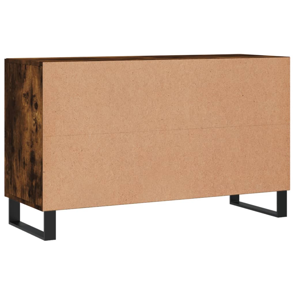 vidaXL Μπουφές Καπνιστή Δρυς 100 x 36 x 60 εκ. Επεξεργασμένο Ξύλο