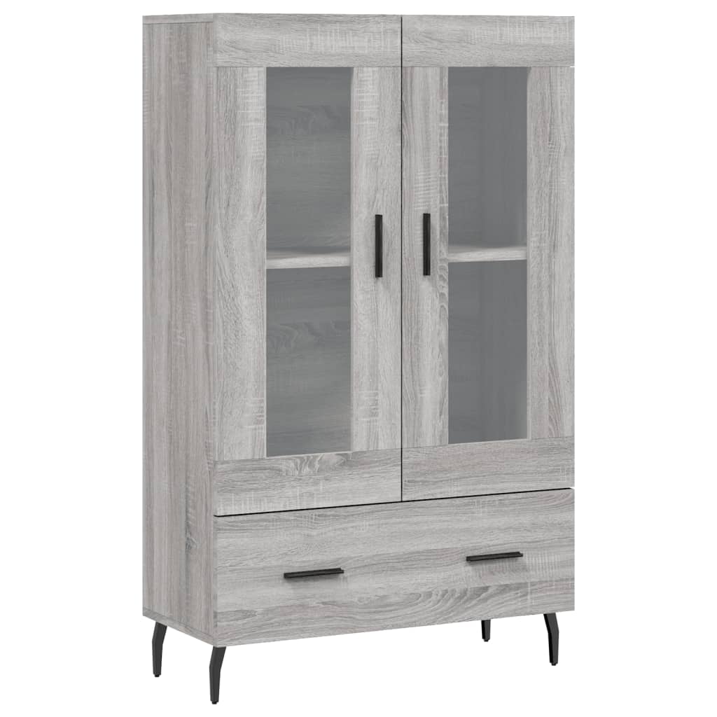vidaXL Ντουλάπα Γκρι Sonoma 69,5 x 31 x 115 εκ. από Επεξεργασμένο Ξύλο