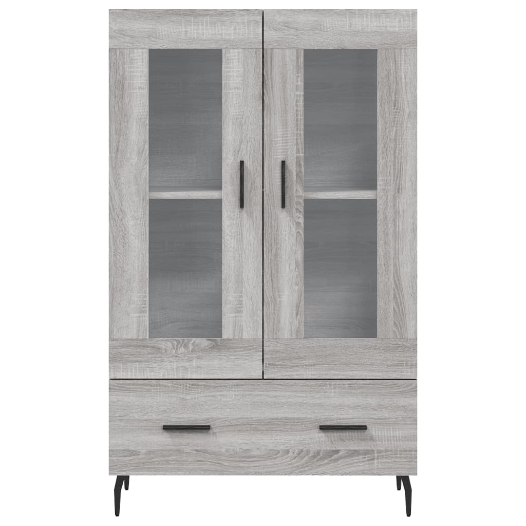 vidaXL Ντουλάπα Γκρι Sonoma 69,5 x 31 x 115 εκ. από Επεξεργασμένο Ξύλο