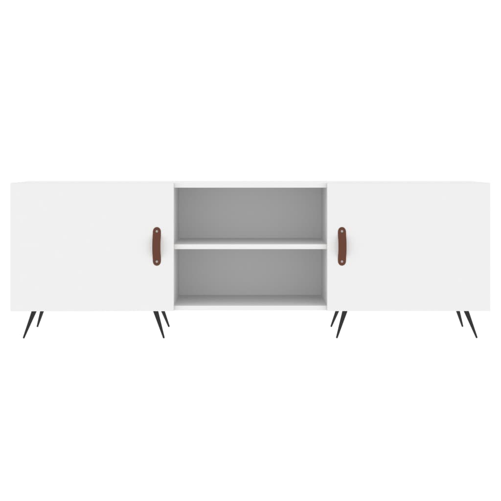 vidaXL Έπιπλο Τηλεόρασης Λευκό 150x30x50 εκ. από Επεξεργασμένο Ξύλο