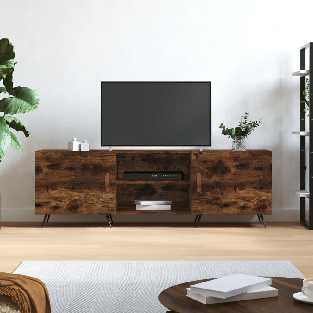 vidaXL Έπιπλο Τηλεόρασης Καπνιστή Δρυς 150x30x50 εκ. Επεξ. Ξύλο