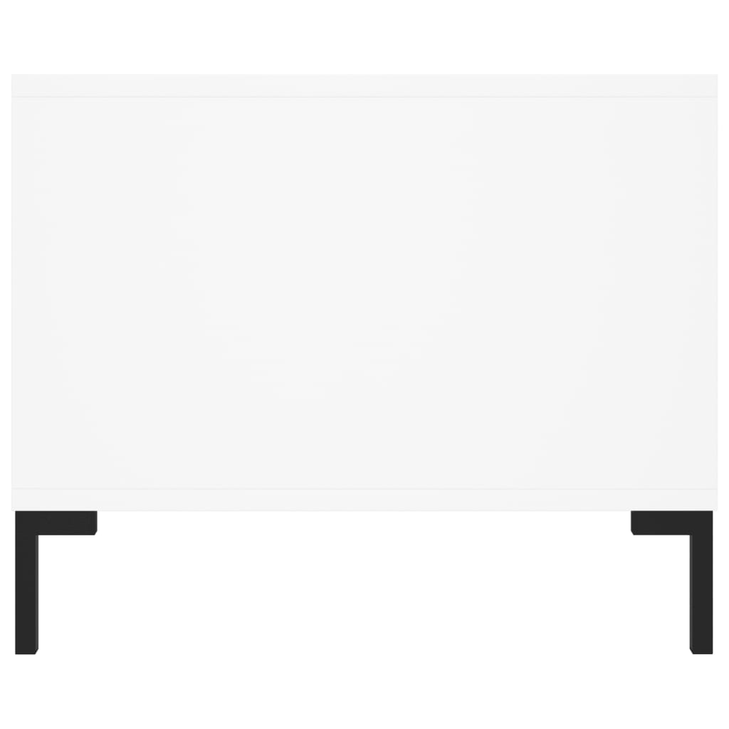 vidaXL Τραπεζάκι Σαλονιού Λευκό 102x50x40 εκ. από Επεξεργασμένο Ξύλο