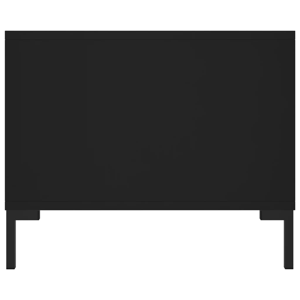 vidaXL Τραπεζάκι Σαλονιού Μαύρο 102x50x40 εκ. από Επεξεργασμένο Ξύλο