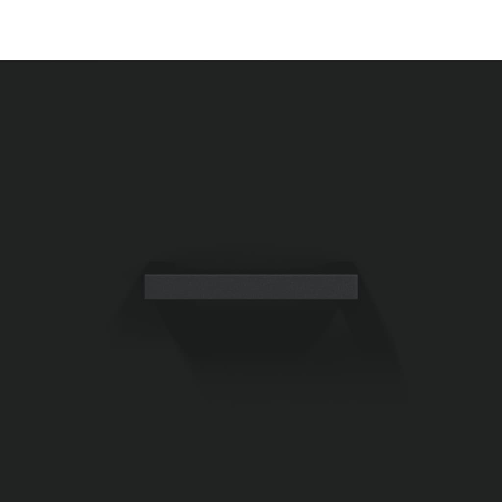 vidaXL Τραπεζάκι Σαλονιού Μαύρο 50x50x40 εκ. από Επεξεργασμένο Ξύλο