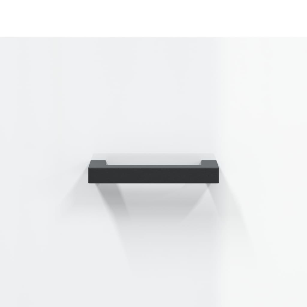 vidaXL Τραπεζάκι Σαλονιού Γυαλ. Λευκό 50 x 50 x 40 εκ. Επεξεργ. Ξύλο