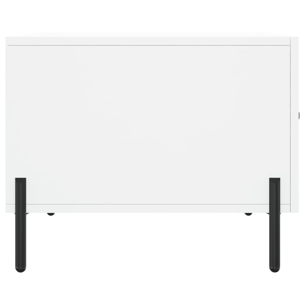 vidaXL Τραπεζάκι Σαλονιού Λευκό 50 x 50 x 40 εκ. από Επεξεργ. Ξύλο