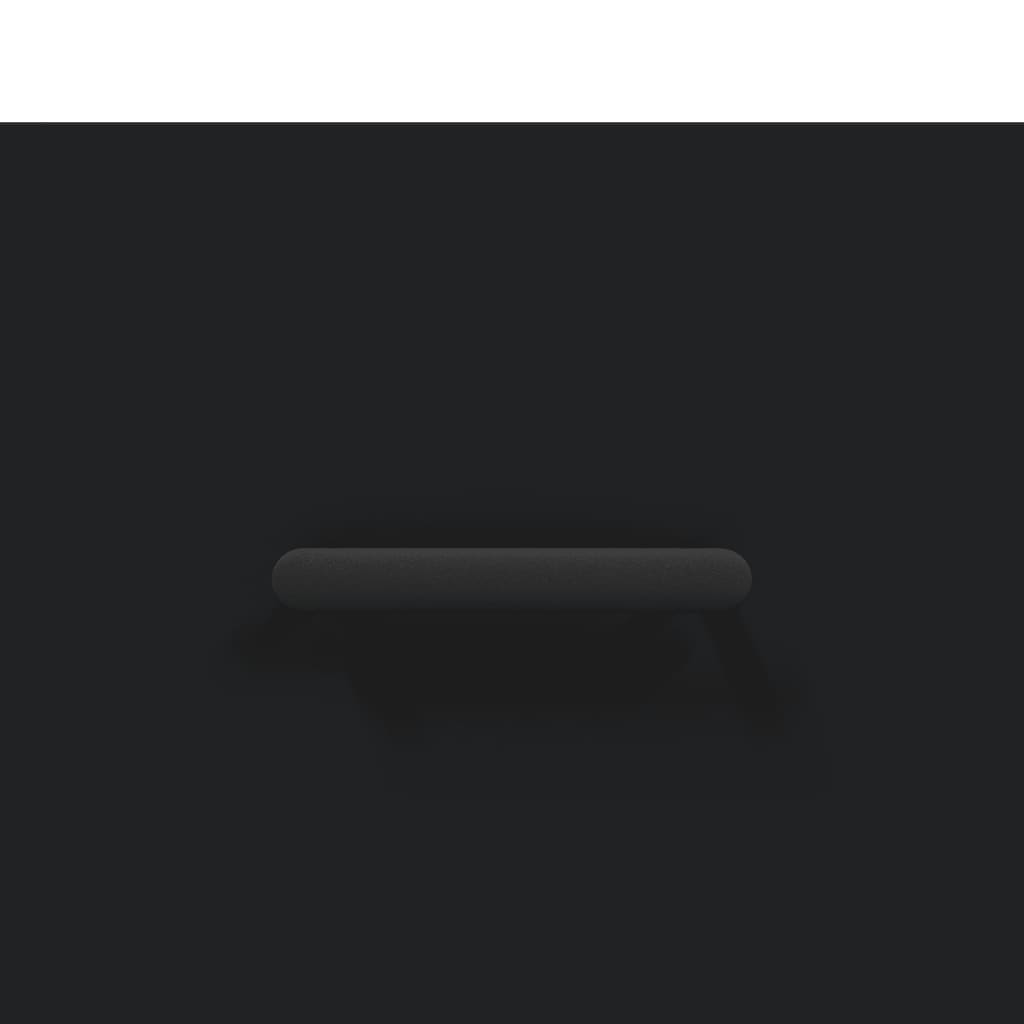 vidaXL Τραπεζάκια Σαλονιού 2 τεμ. Μαύρα 50x50x40 εκ. Επεξεργ. Ξύλο