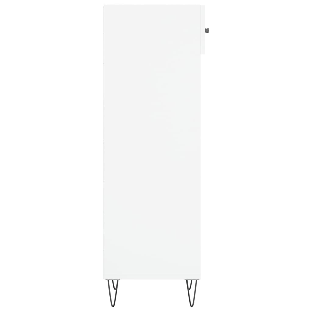 vidaXL Παπουτσοθήκη Λευκή 30 x 35 x 105 εκ. από Επεξεργασμένο Ξύλο