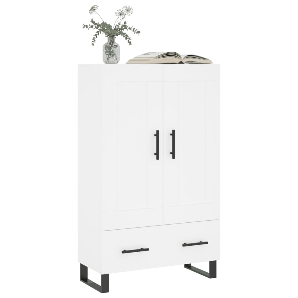 vidaXL Ντουλάπα Λευκή 69,5 x 31 x 115 εκ. από Επεξεργασμένο Ξύλο