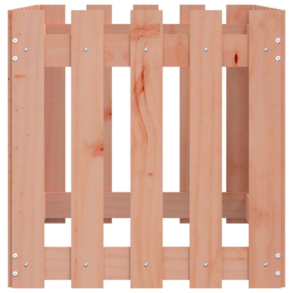 vidaXL Ζαρντινιέρα Υπερυψωμένη Φράχτης 100x50x50 εκ Μασίφ Ψευδοτσούγκα