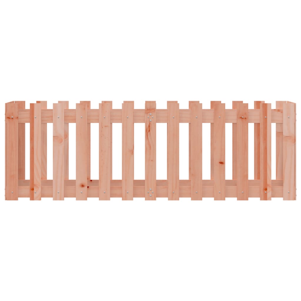 vidaXL Ζαρντινιέρα Υπερυψωμένη Φράχτης 150x50x50 εκ Μασίφ Ψευδοτσούγκα