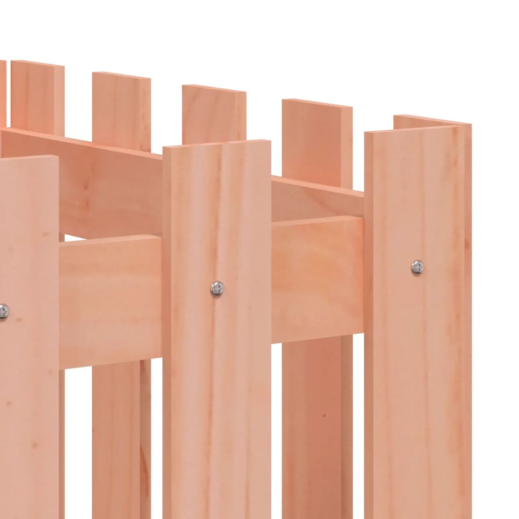 vidaXL Ζαρντινιέρα Υπερυψωμένη Φράχτης 200x50x50 εκ Μασίφ Ψευδοτσούγκα