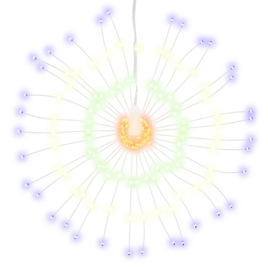 vidaXL Φωτάκια Χριστουγεννιάτικα 140 LED Πολύχρωμα 17 εκ.