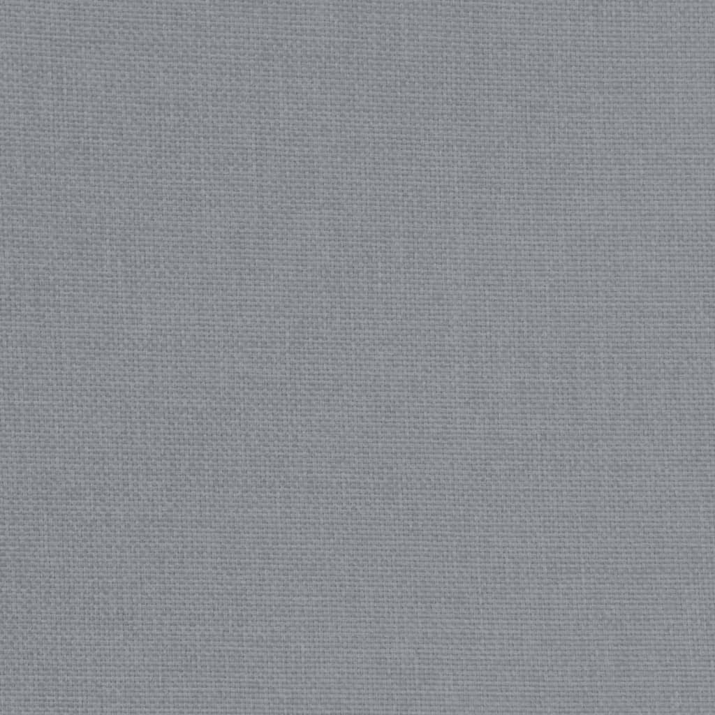 vidaXL Πολυθρόνα Μπάρελ Ανοιχτό Γκρι Υφασμάτινη